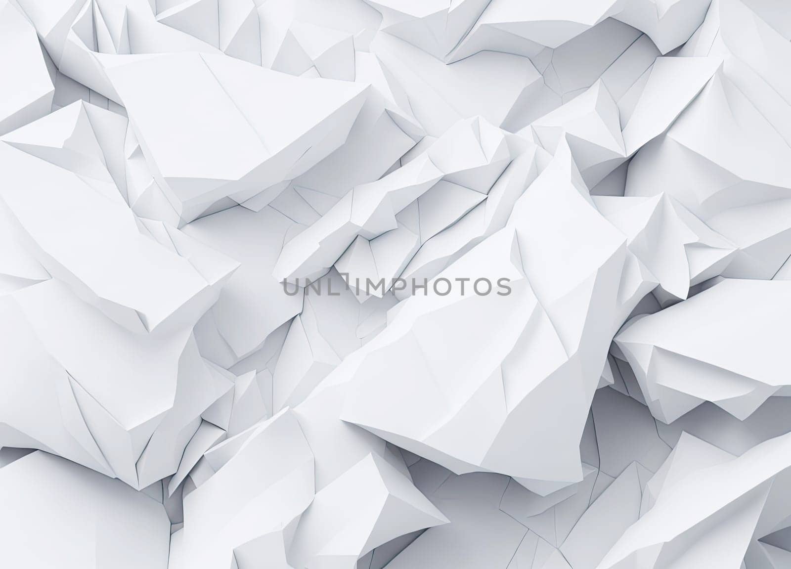 White geometric abstract background. Generative AI by Ladouski