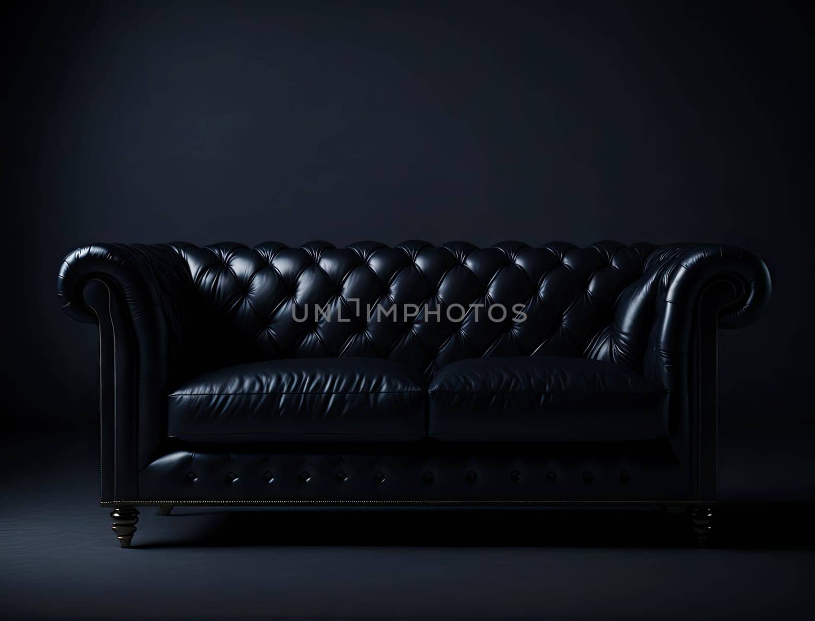 Roayl luxury sofa. Generative AI by Ladouski