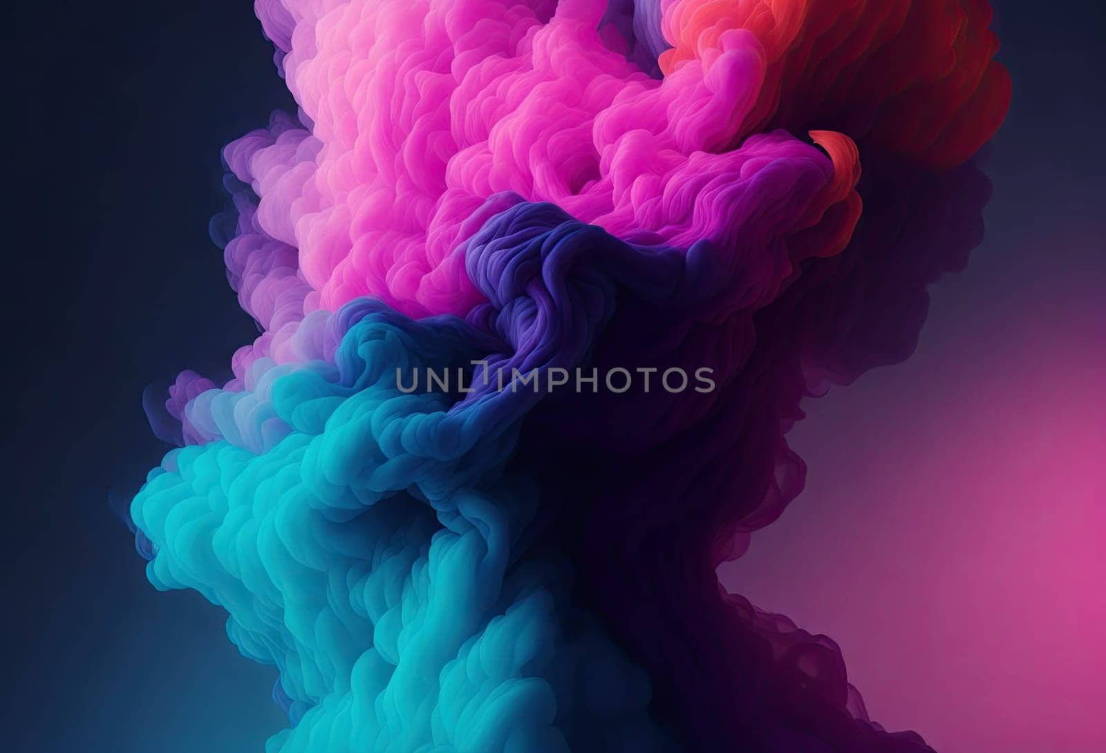  background with clouds of colorful smoke. abstract texture