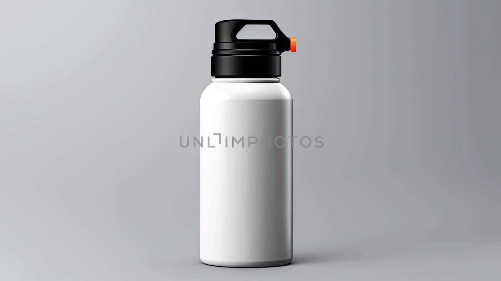  sport water bottle on background. Full length waterbottle. Generative AI