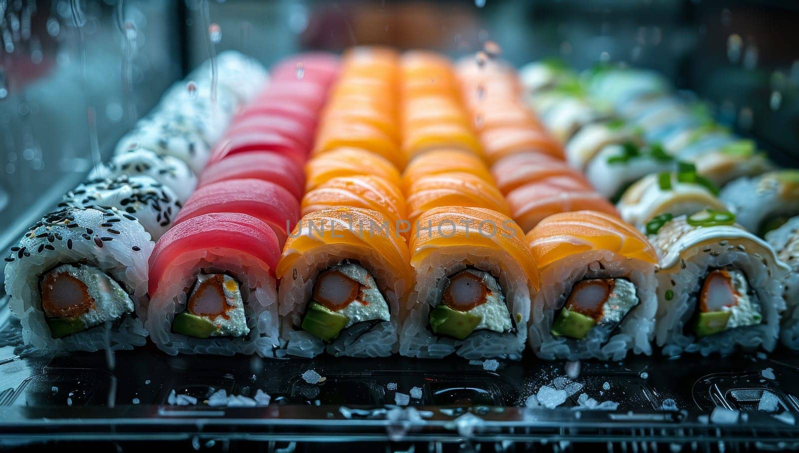 Assorted Sushi Set Closeup