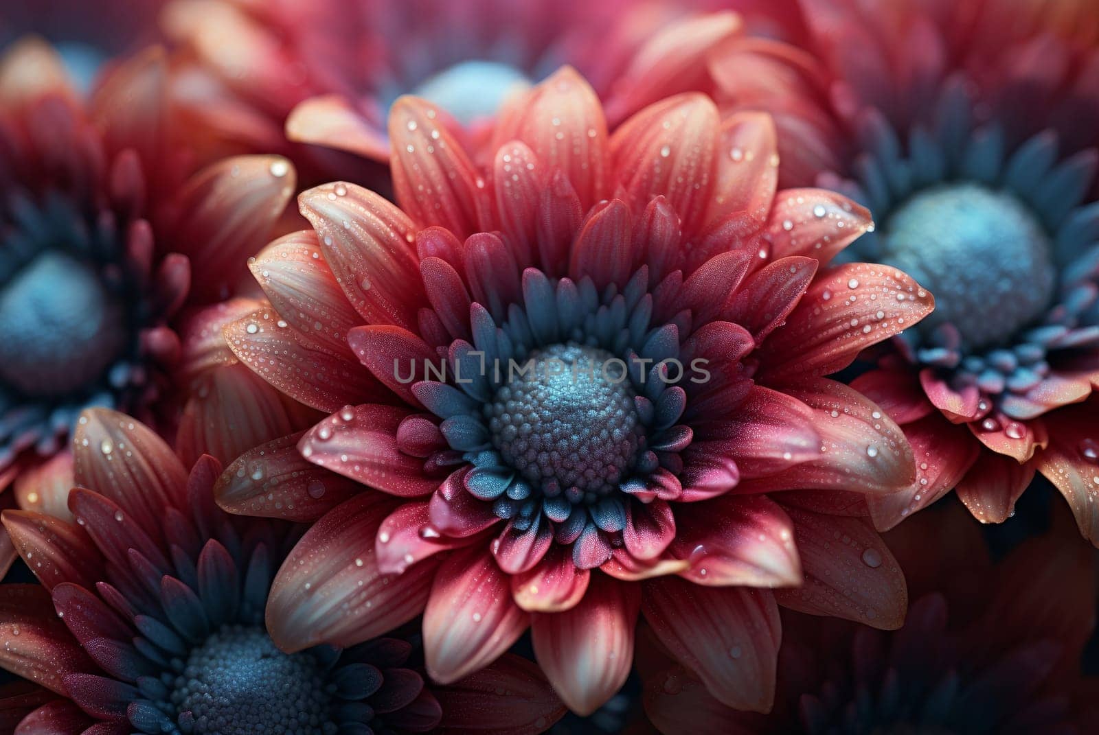Delicate Macro shot flower. Generate Ai by ylivdesign
