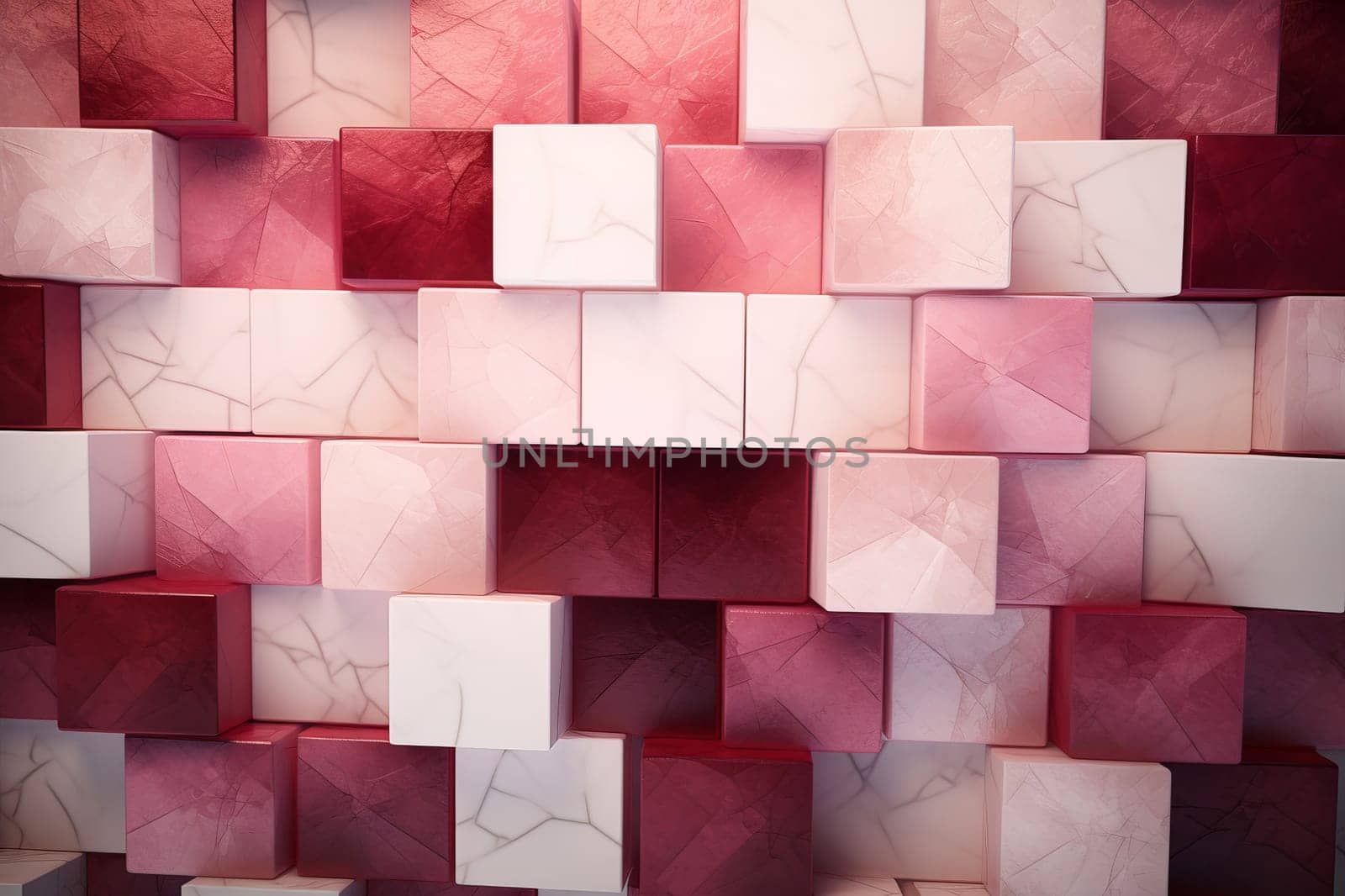 Shimmering Marble material mosaic. Tile wall. Generate Ai