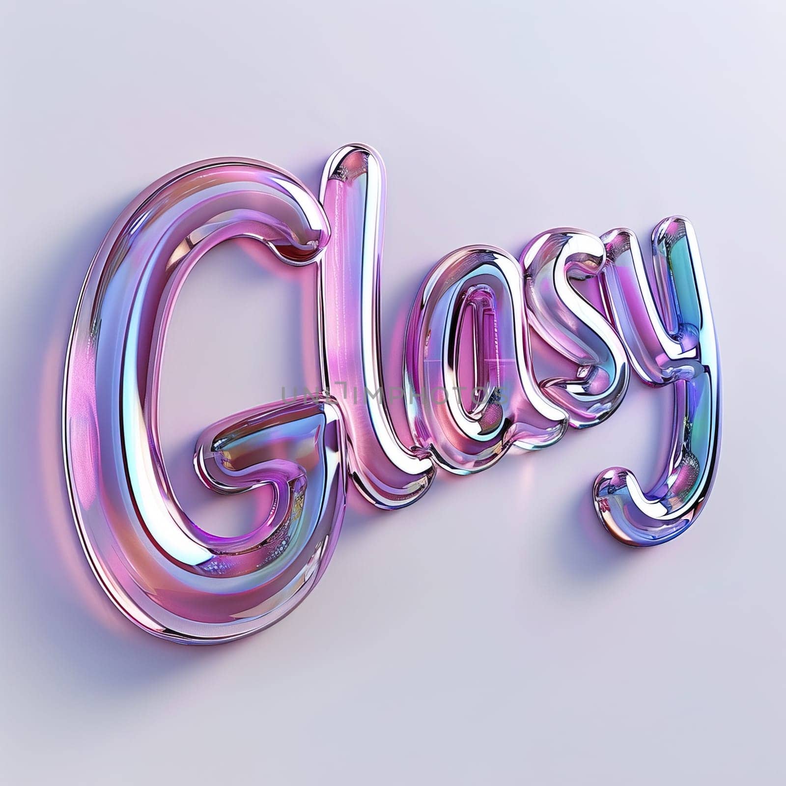 glassy pink and blue Glasy for logo in the style of neumorphism, soft natural lighting, simple and elegant space, close-up, super high detaill