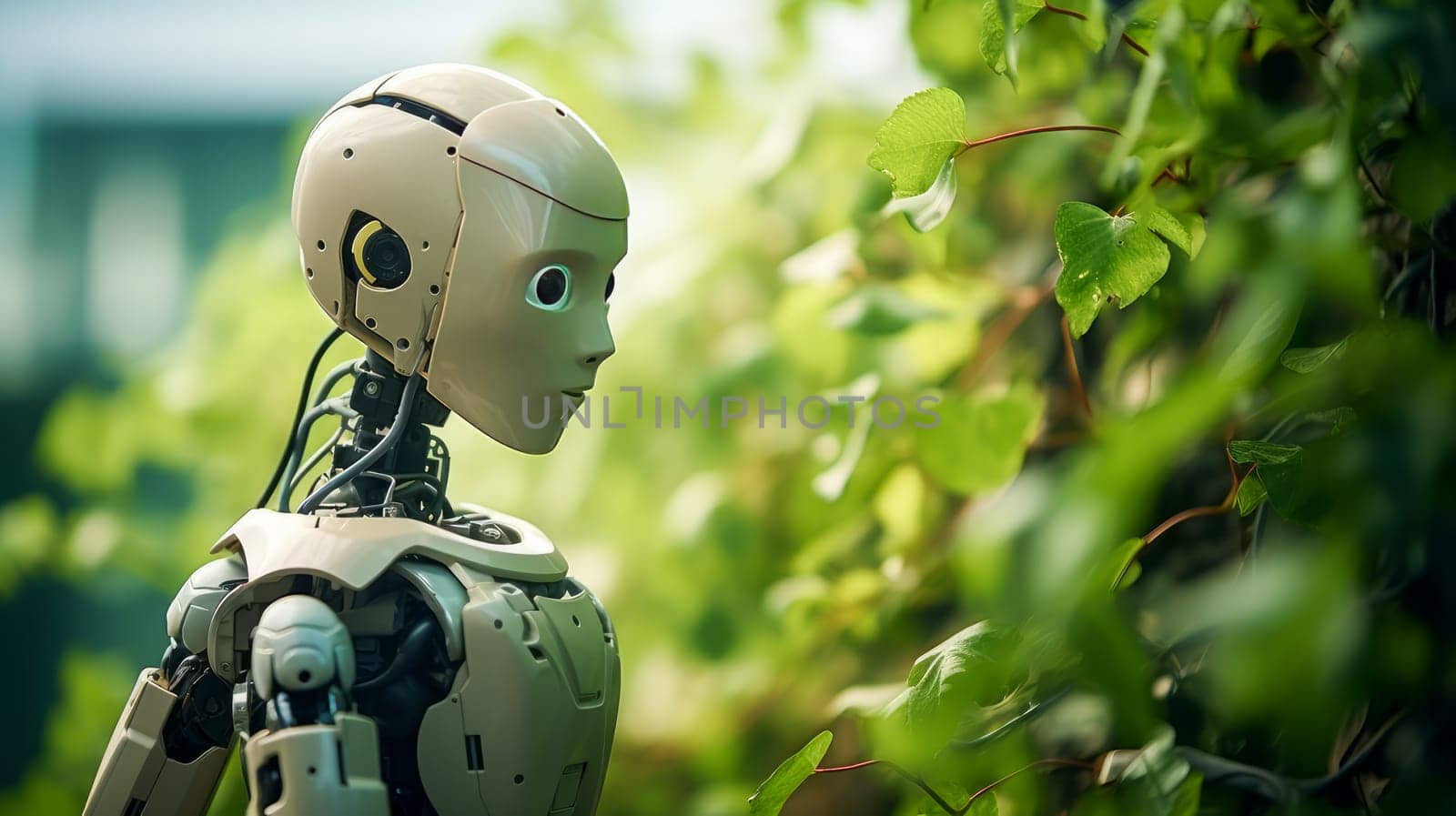 Robot and Green Energy by Alla_Yurtayeva
