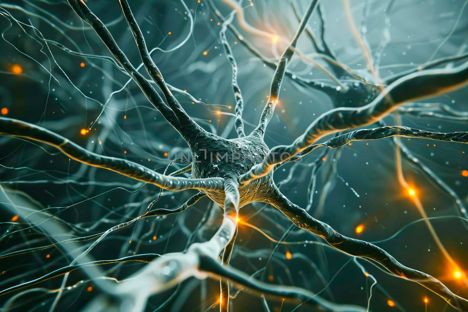 Neurons in the brain connect and fire, showcasing the complexity of human neurology.