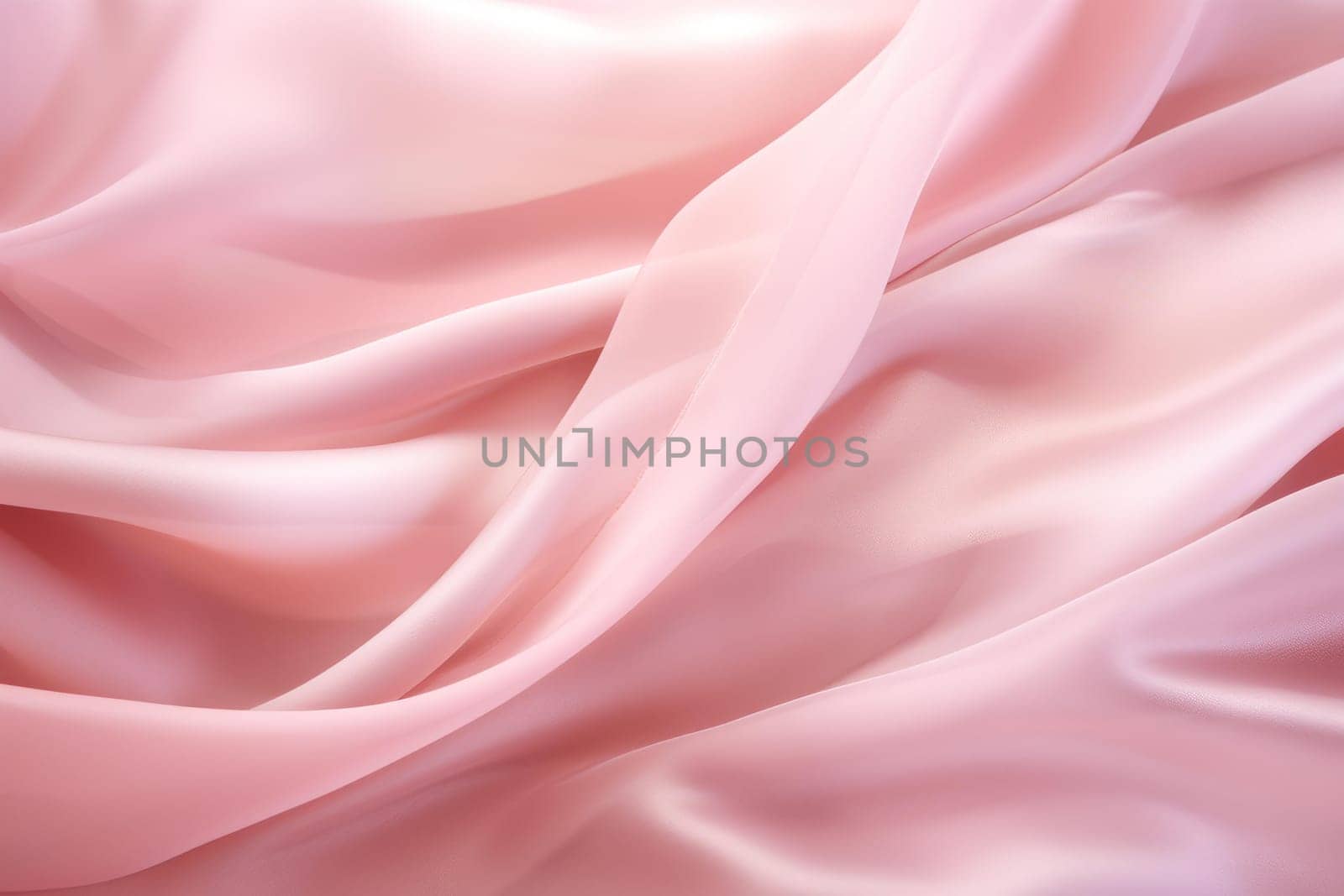 Delicate Soft pink fabric. Cloth material fashion. Generate Ai