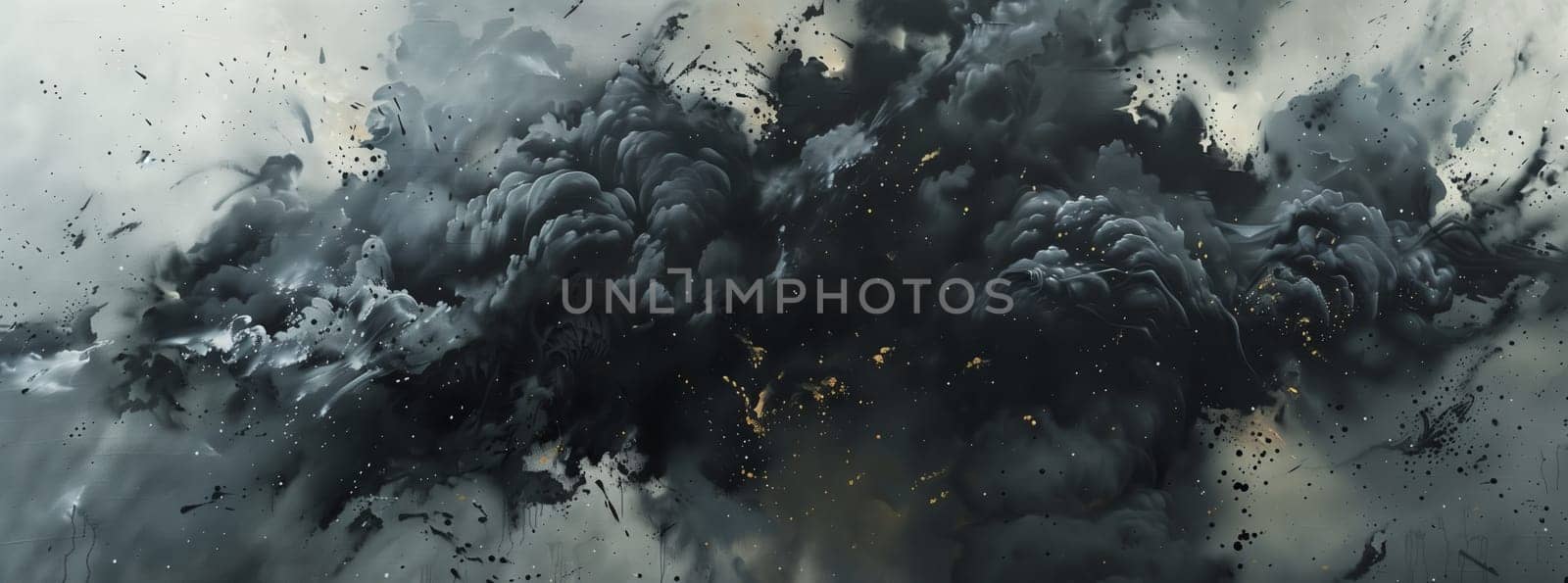 Close up of freezing clouds emitting smoke, natural landscape by richwolf