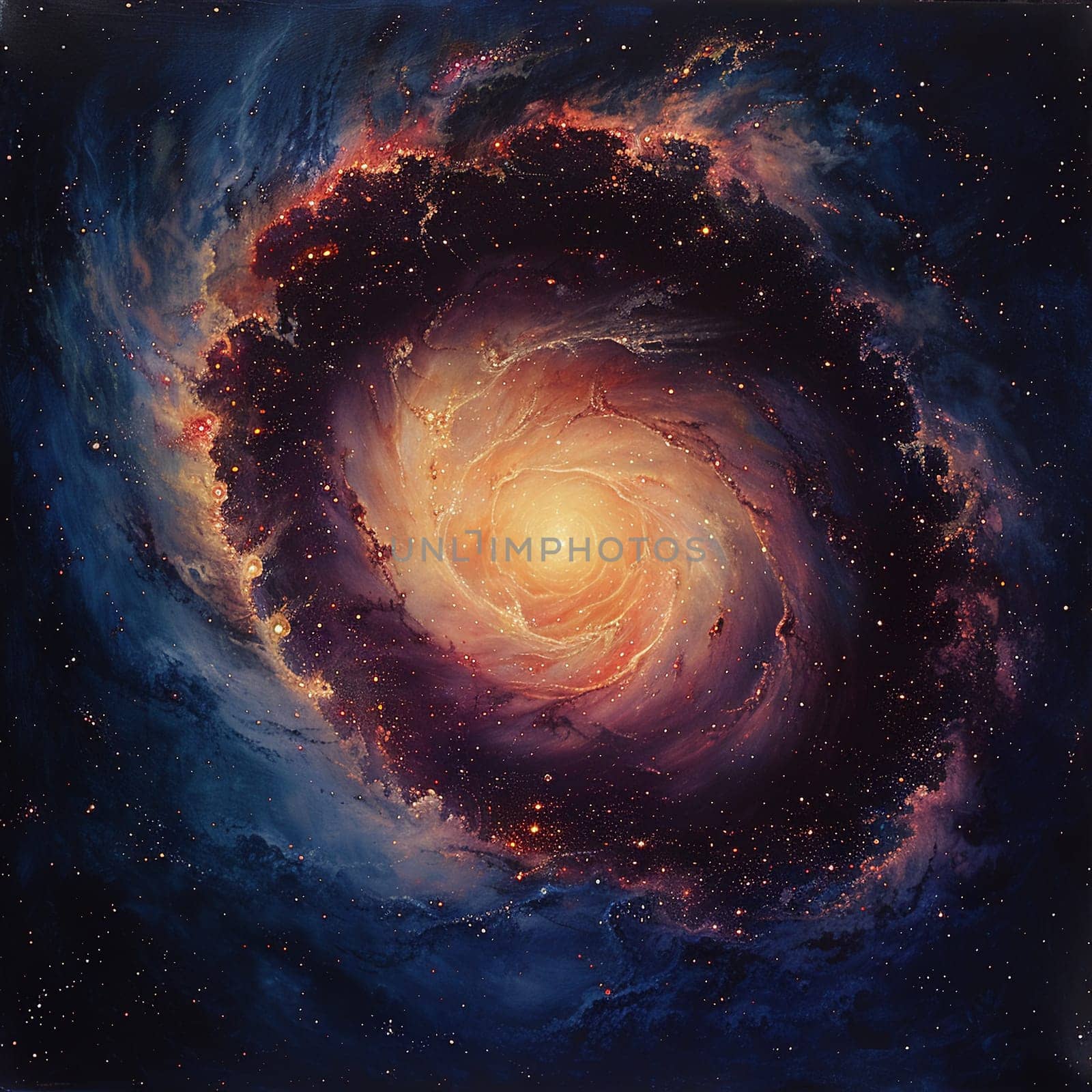 The dynamic swirl of a galaxy by Benzoix