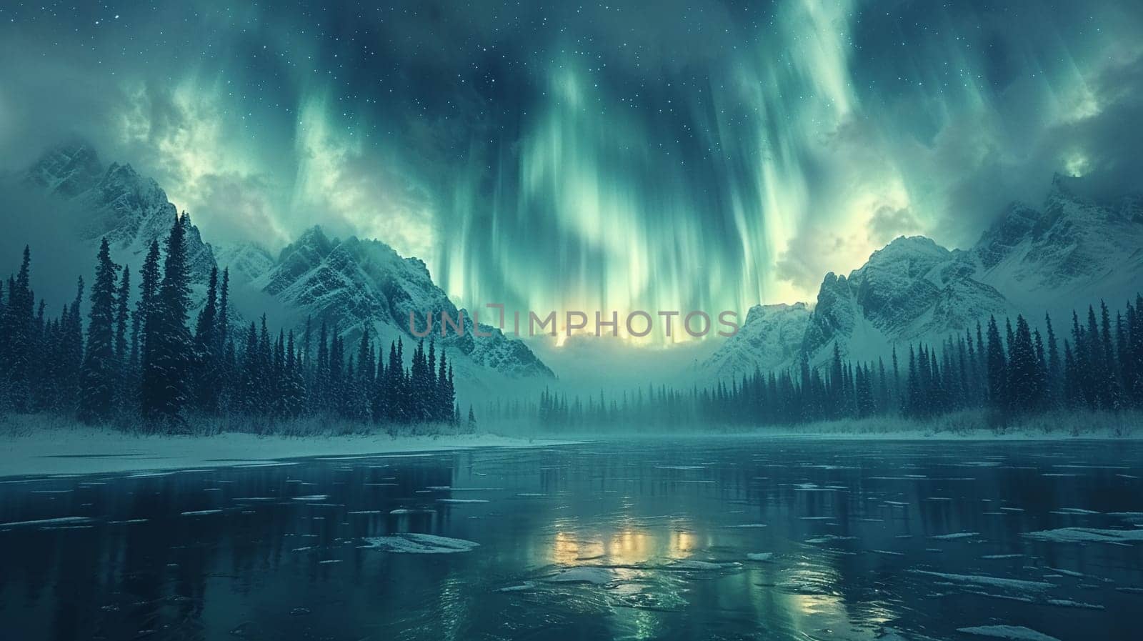 The eternal dance of the Northern Lights by Benzoix