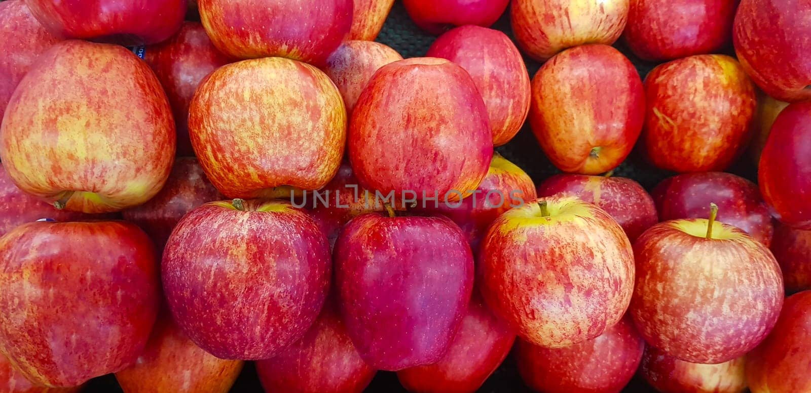 Fresh red apples good for multimedia and content background group of red ripe apples
