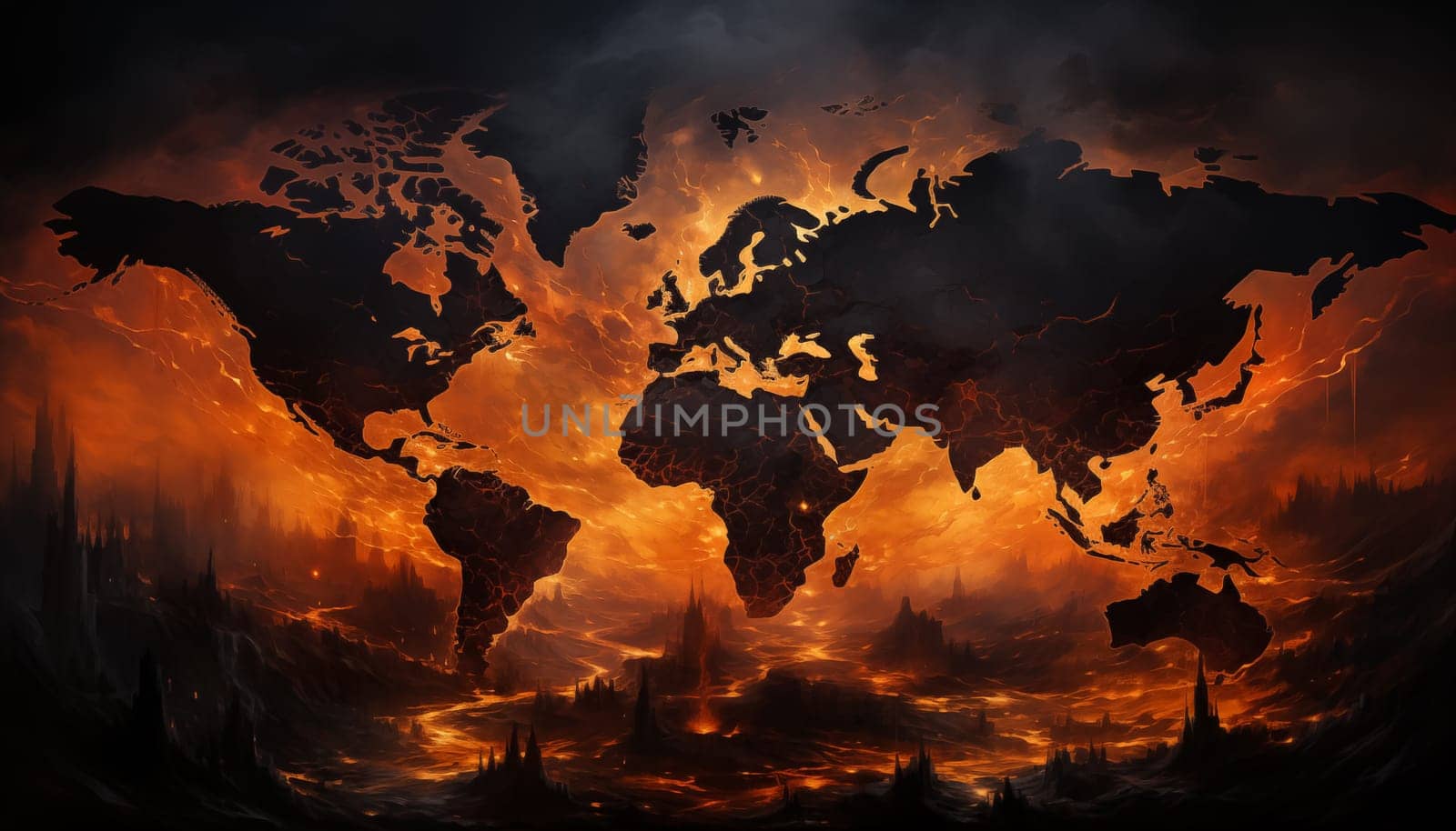 World map - abstract background. High quality photo