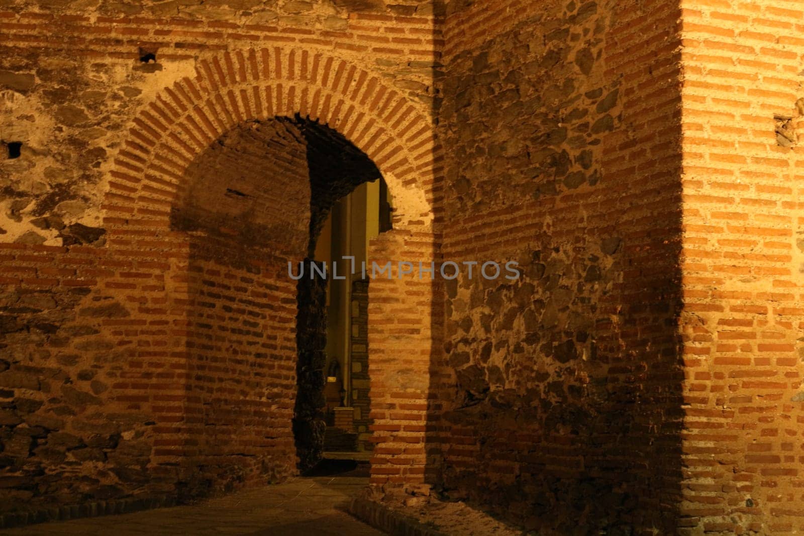 Nocturnal Majesty: Thessaloniki's Ancient City Walls Illuminated by DakotaBOldeman