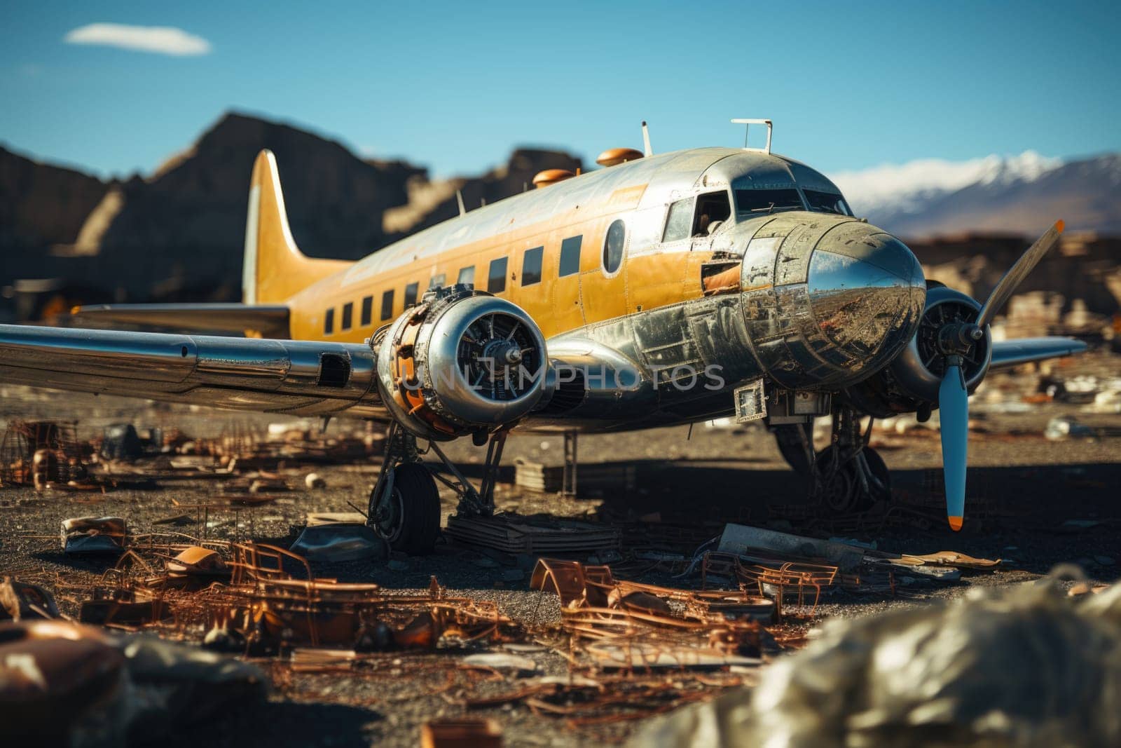 A large passenger airplane on an airport runway .