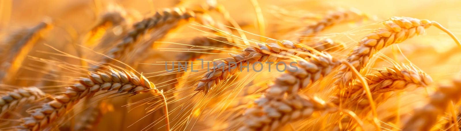 Barley field. farmland. Generative AI by itchaznong