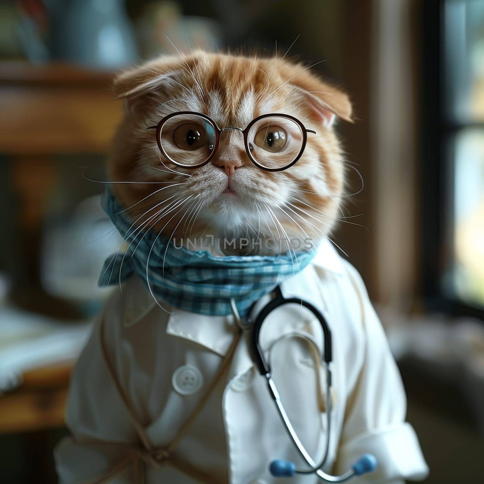 A Cats are wearing a doctor suit by itchaznong