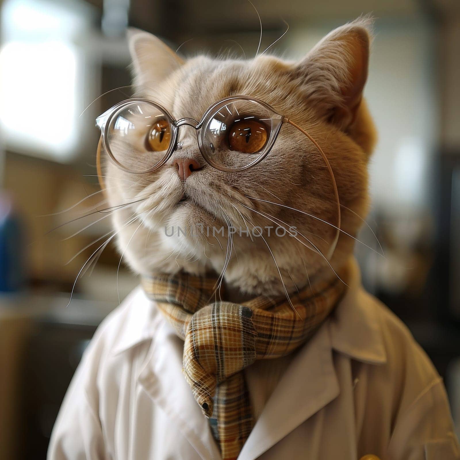 A Cats are wearing a doctor suit by itchaznong