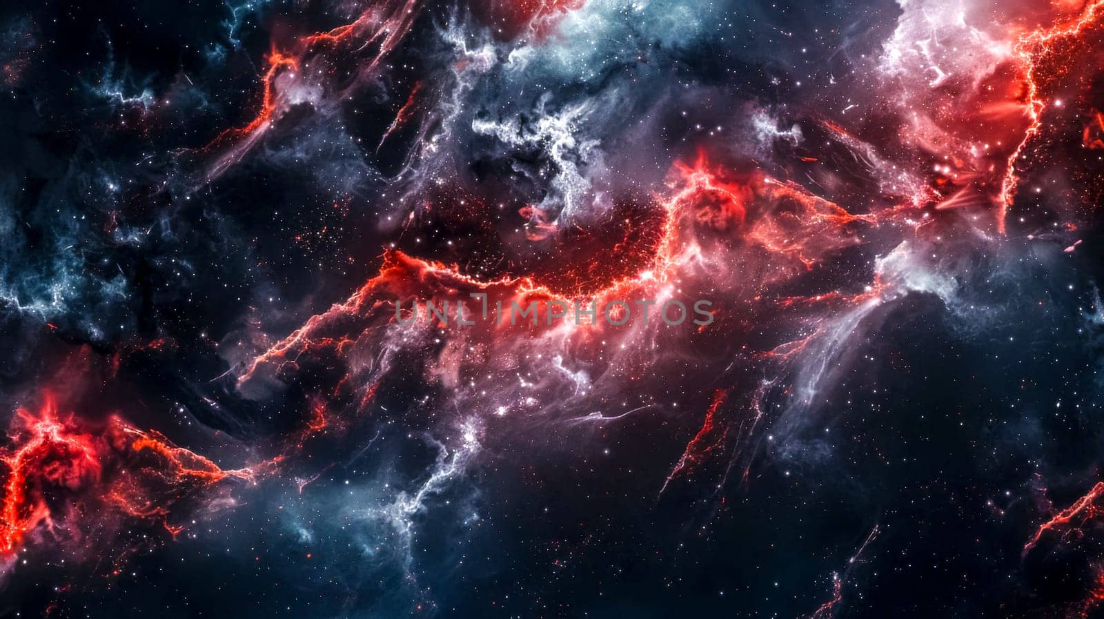 Cosmic inferno: vibrant nebula wallpaper by Edophoto