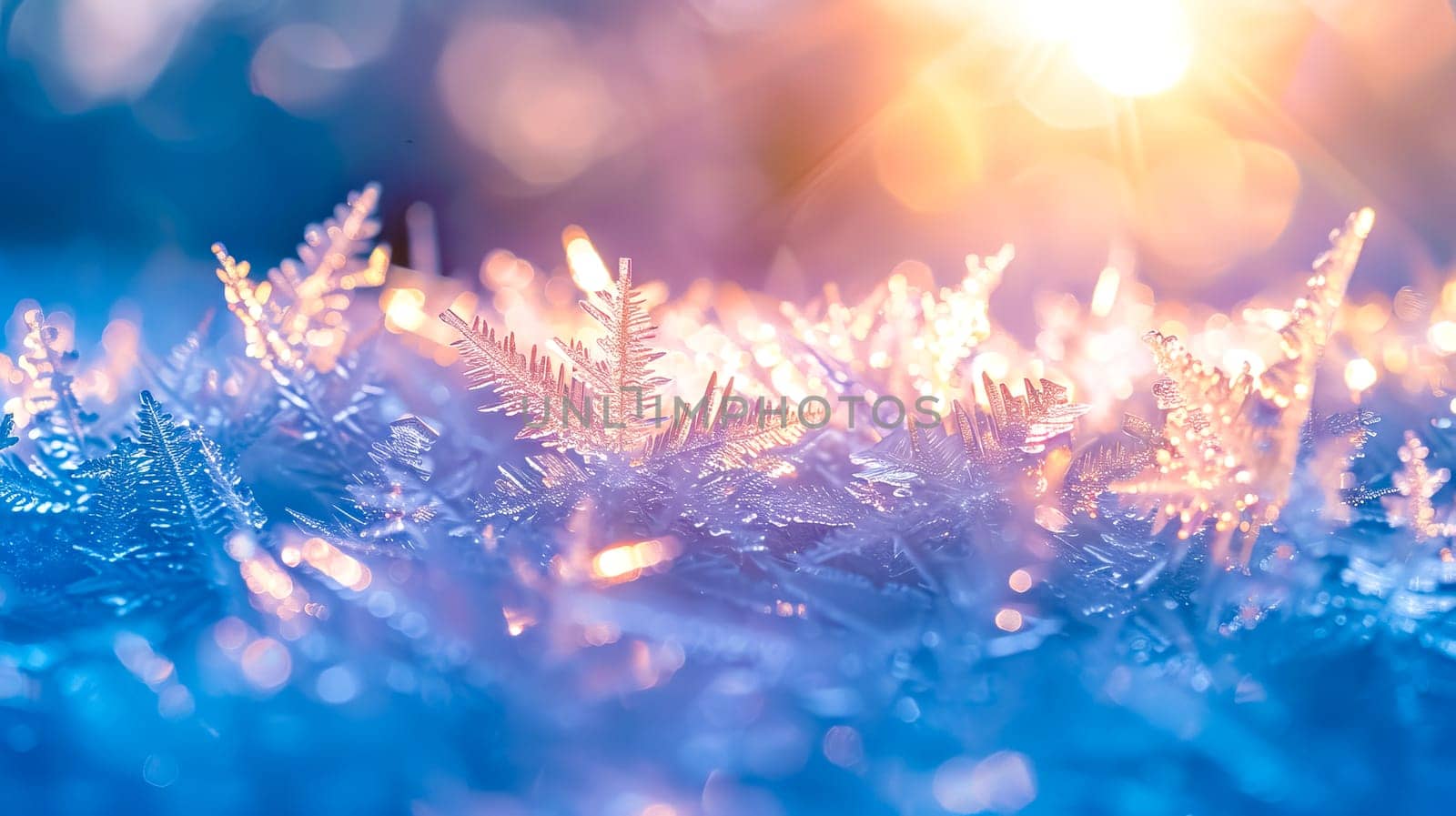 Sunrise sparkle on frosty winter morning by Edophoto