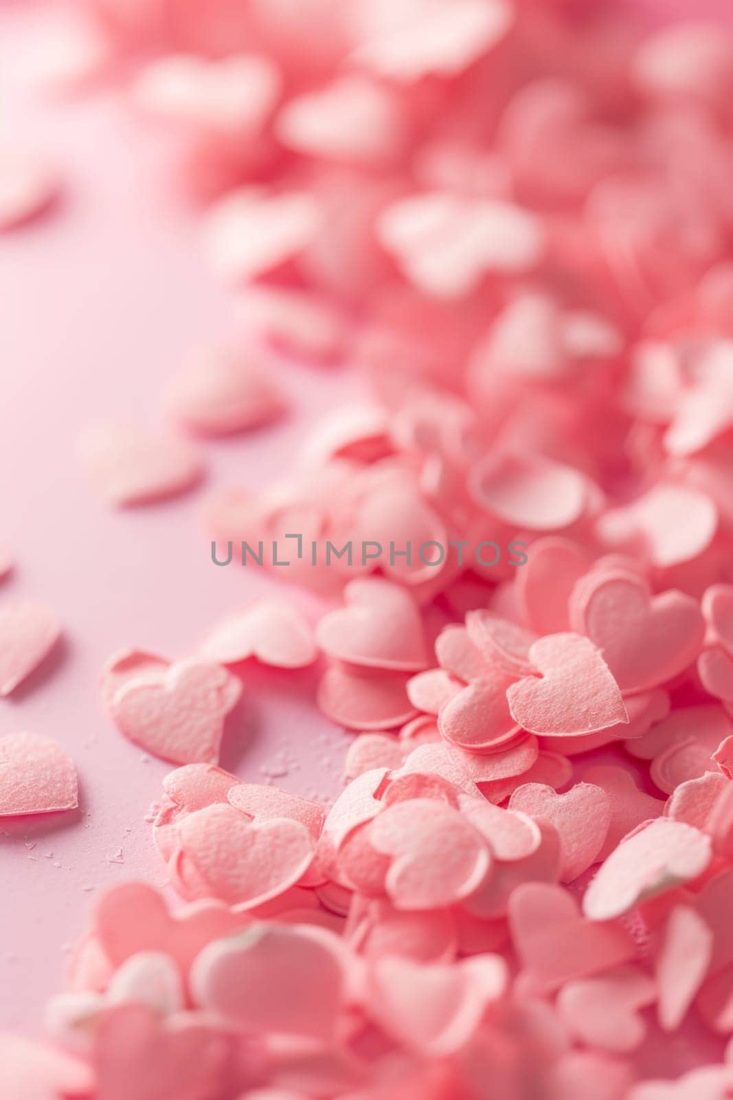 Lots of Hearts on a pink background. valentine's day by Lobachad