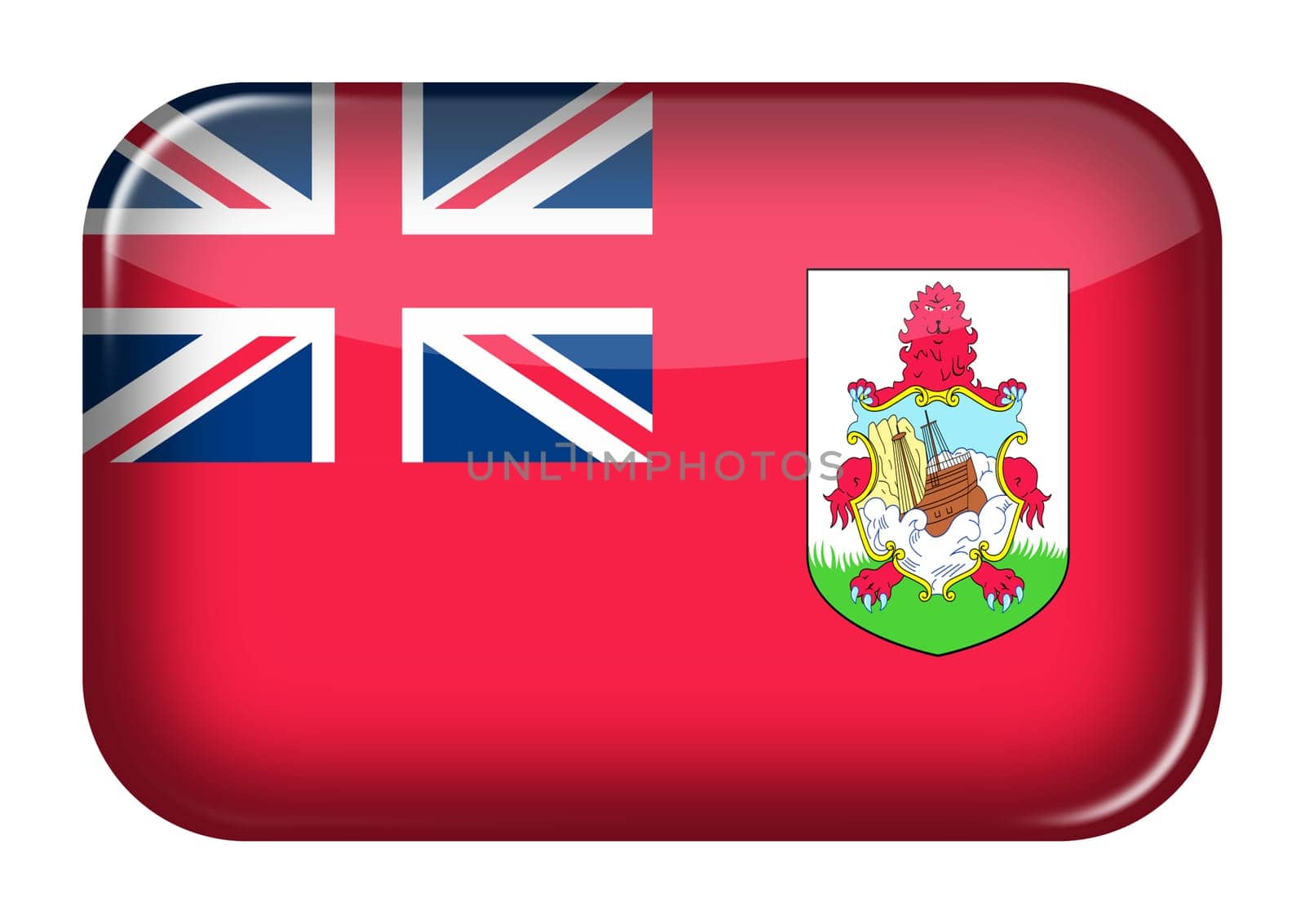 Bermuda web icon rectangle button by VivacityImages
