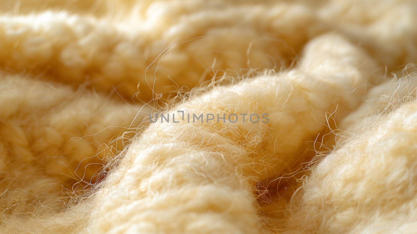 A close up of a pile of fluffy white fur