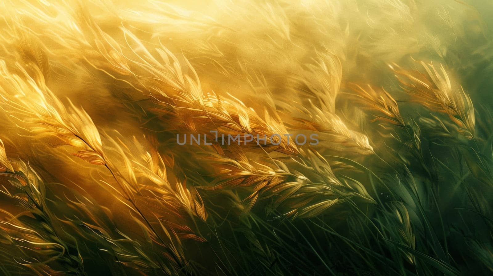 A close up of a field full of tall grass