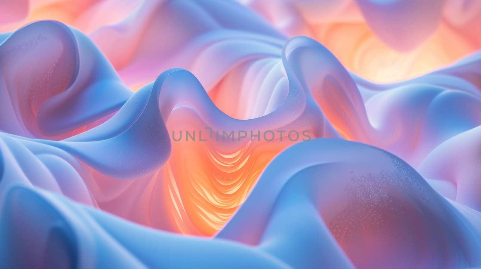 A close up of a very colorful abstract painting with swirls, AI by starush