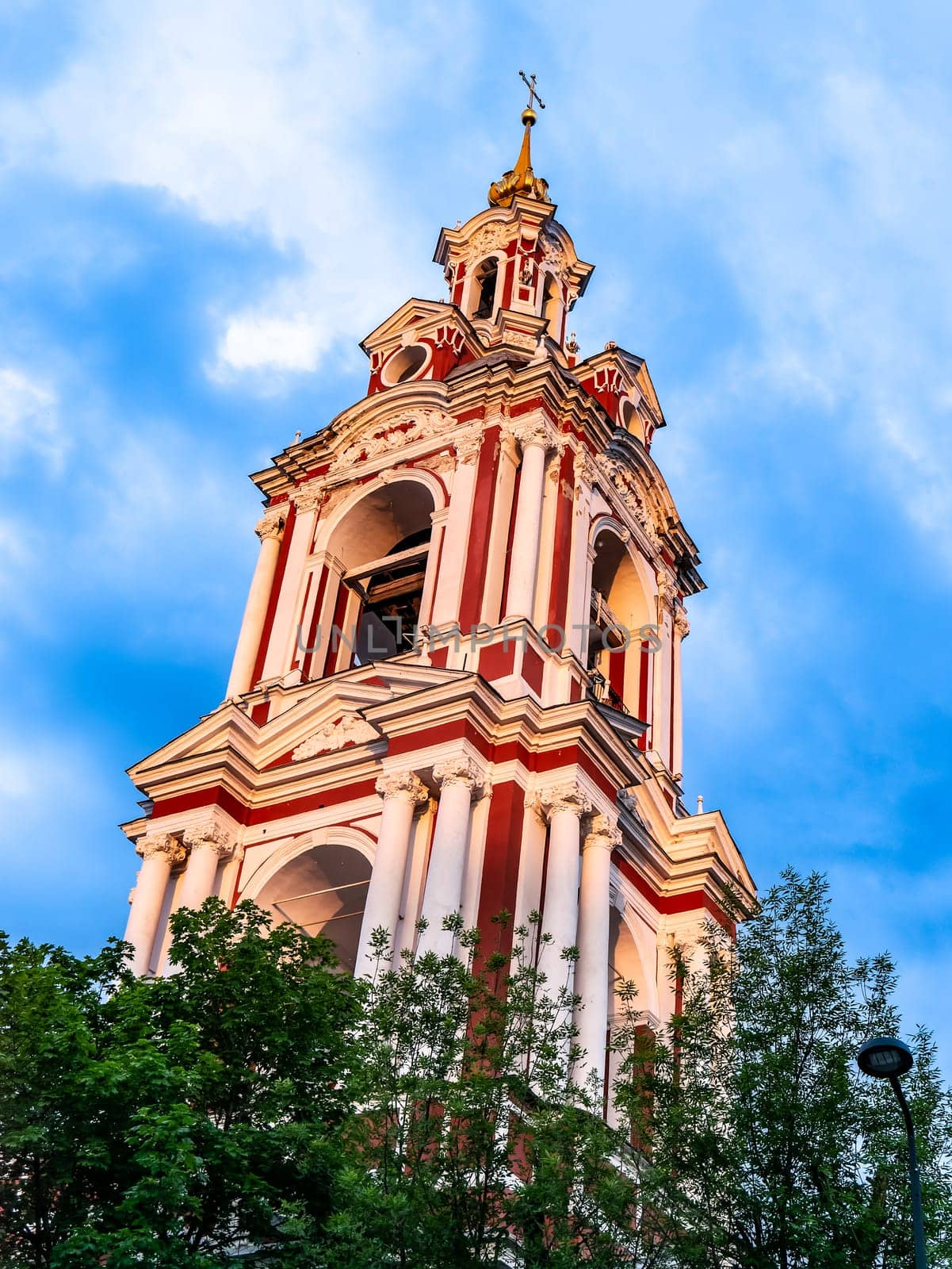 Orthodox church against the blue sky. Concept: religion, travel, architecture. Russia 2023 by lempro