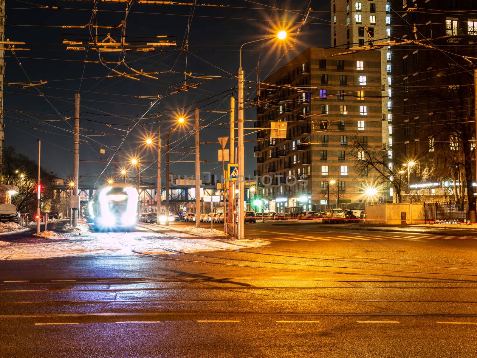 long exposure the crossroads of the night city on a long exposure by lempro