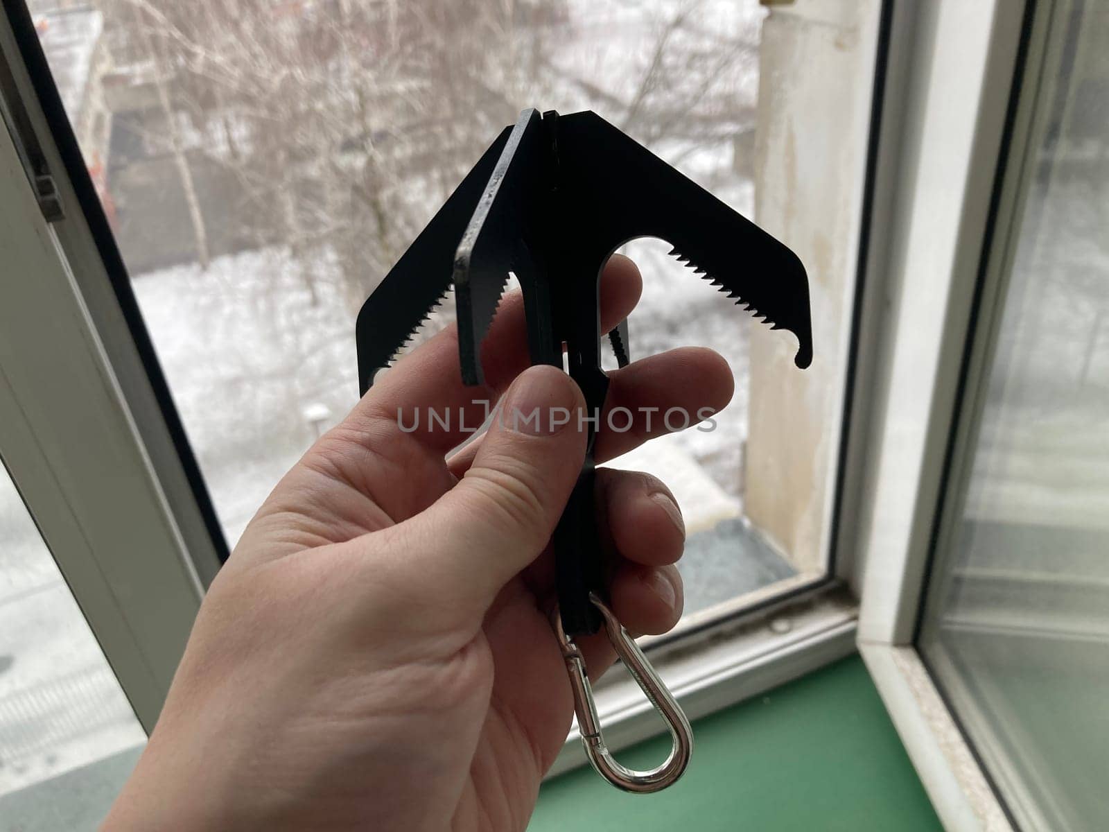 Metal crampon for hiking and the  climbing