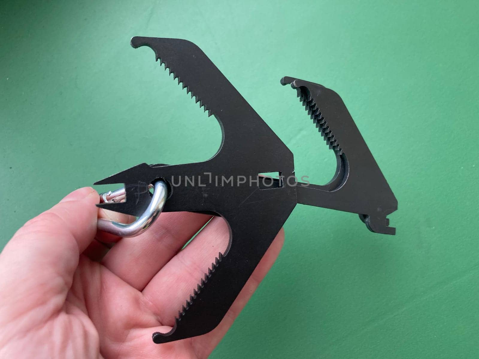 Metal crampon for hiking and the  climbing