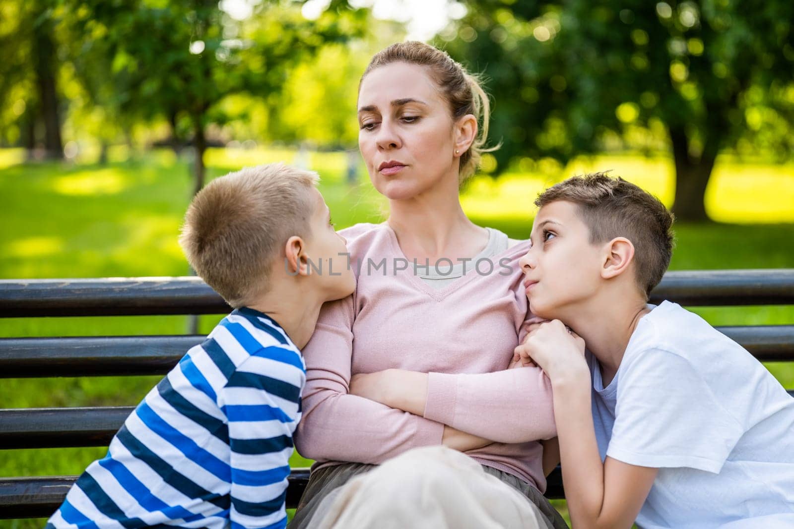 Family in park by djoronimo