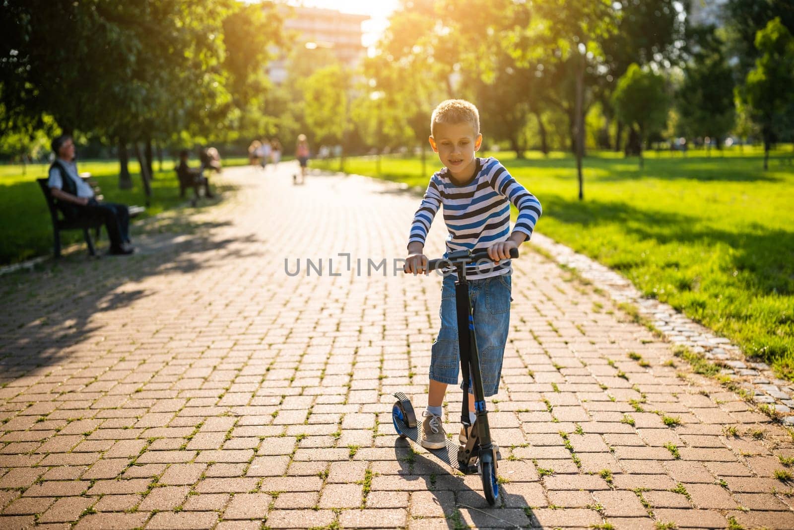 Boy playing by djoronimo