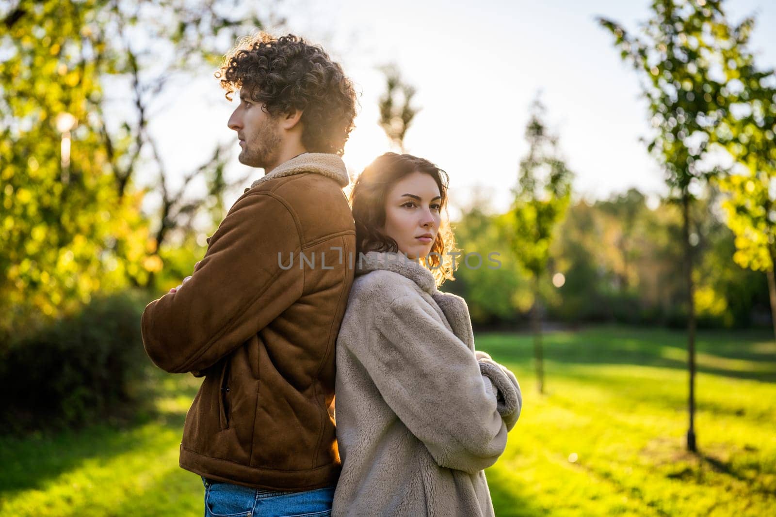 Couple in park by djoronimo