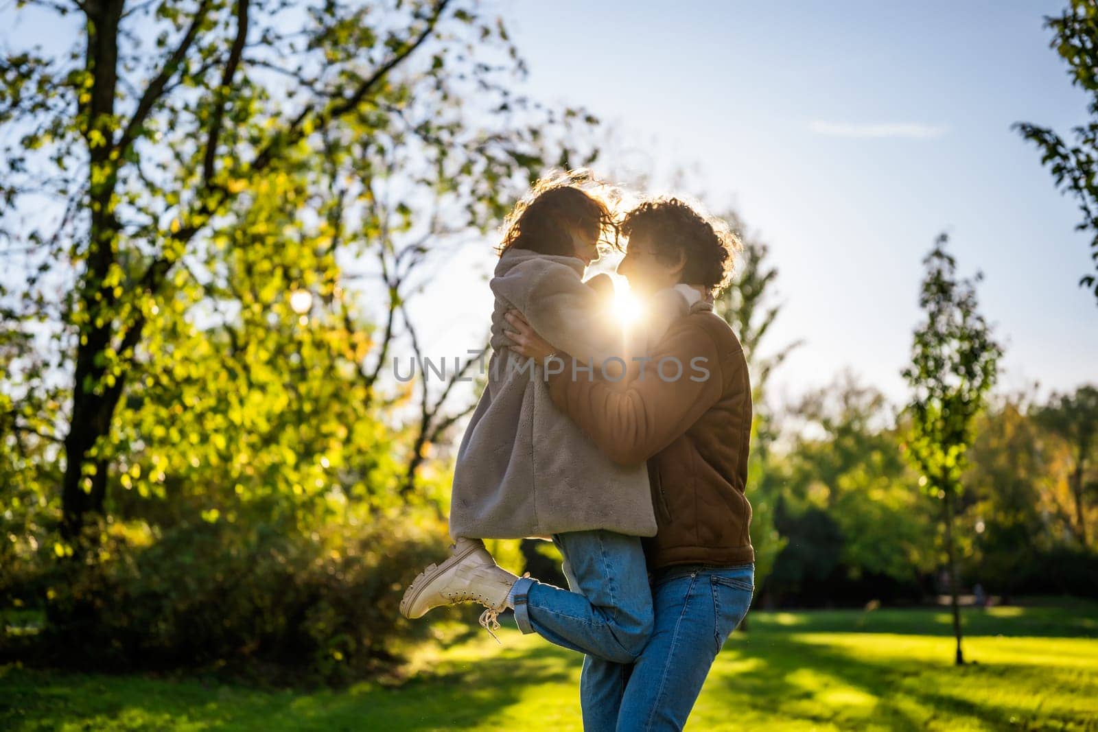 Couple in park by djoronimo