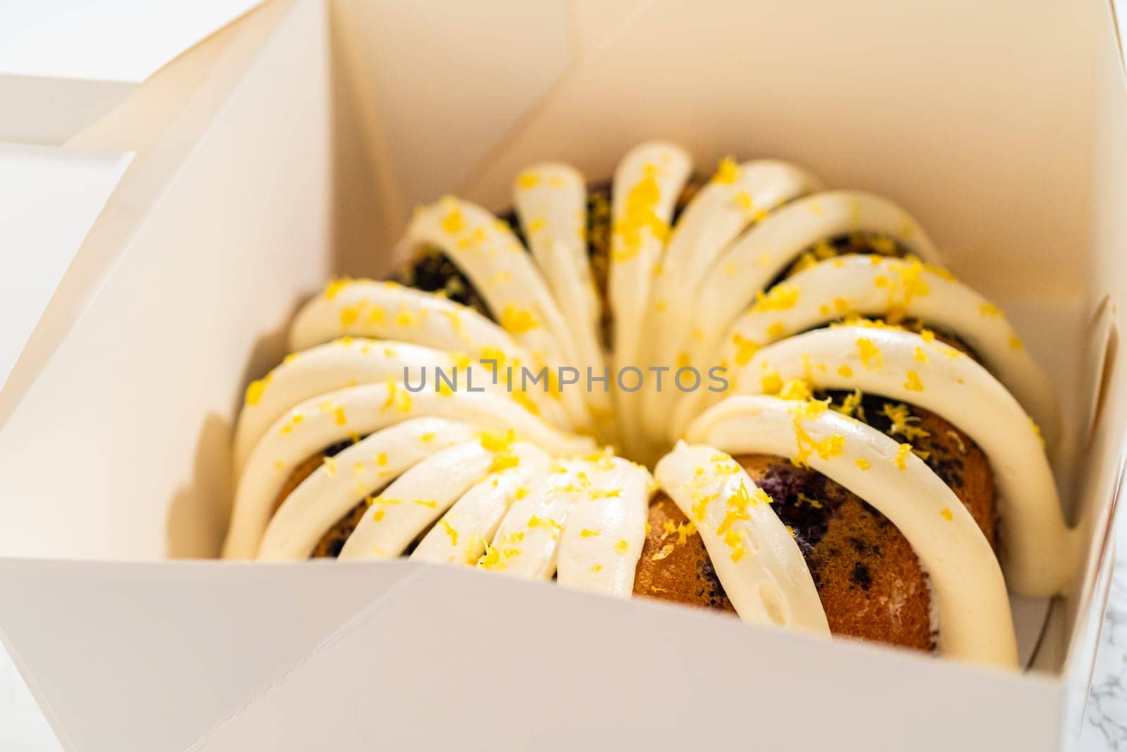 Crafting Lemon, Blueberry, and Vanilla Bundt Cakes by arinahabich