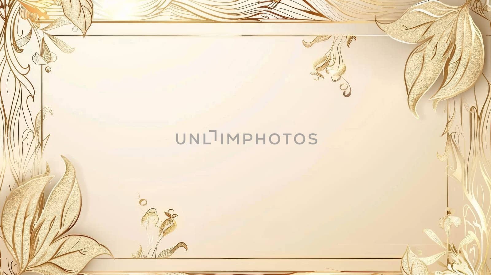 The premium design illustration is suitable for galas, grand openings, art deco style events, etc. Elegant retro classic art nouveau design on light background with gold lines gradient frame.