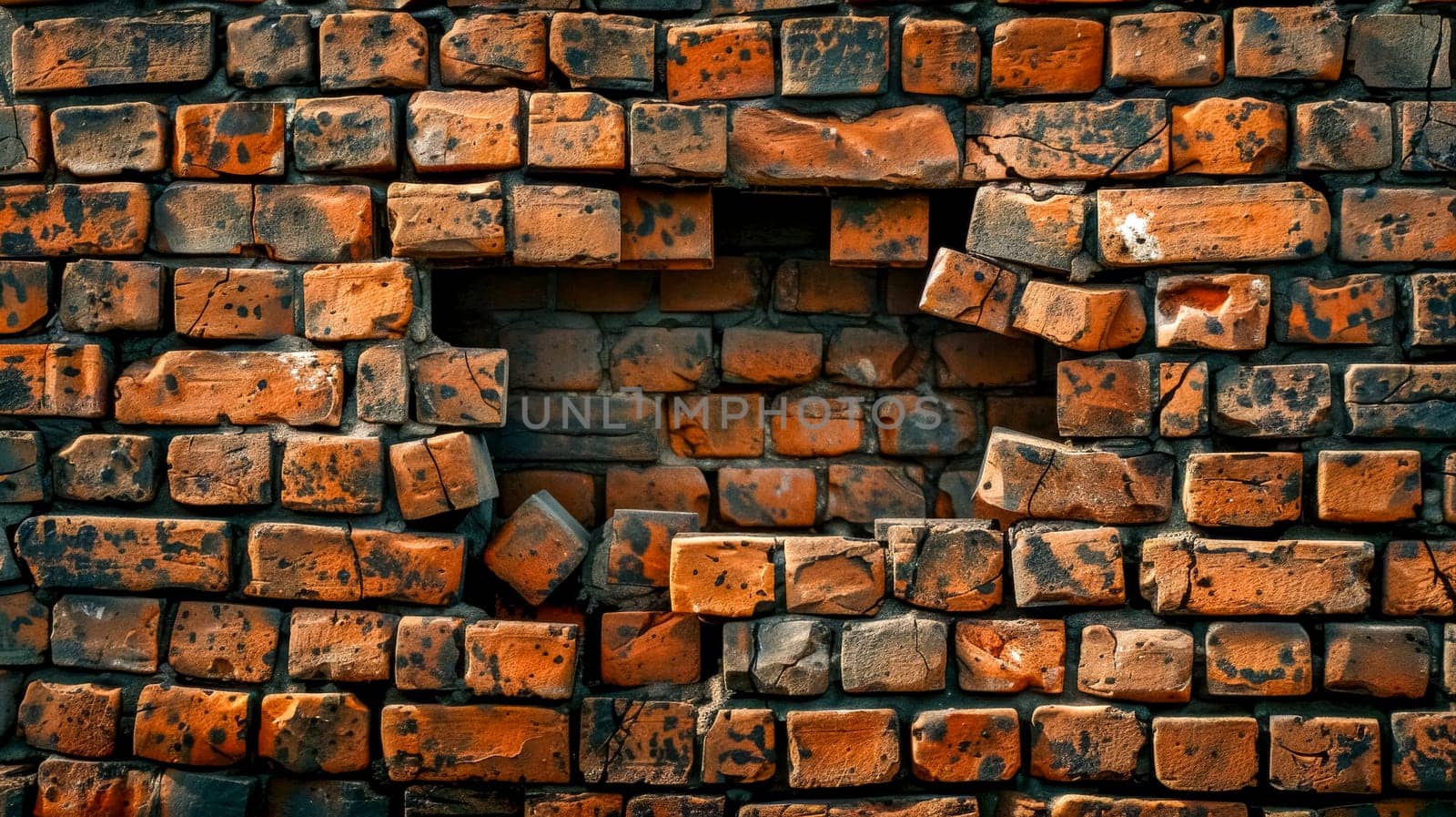 Vintage brick wall texture with rustic charm by Edophoto