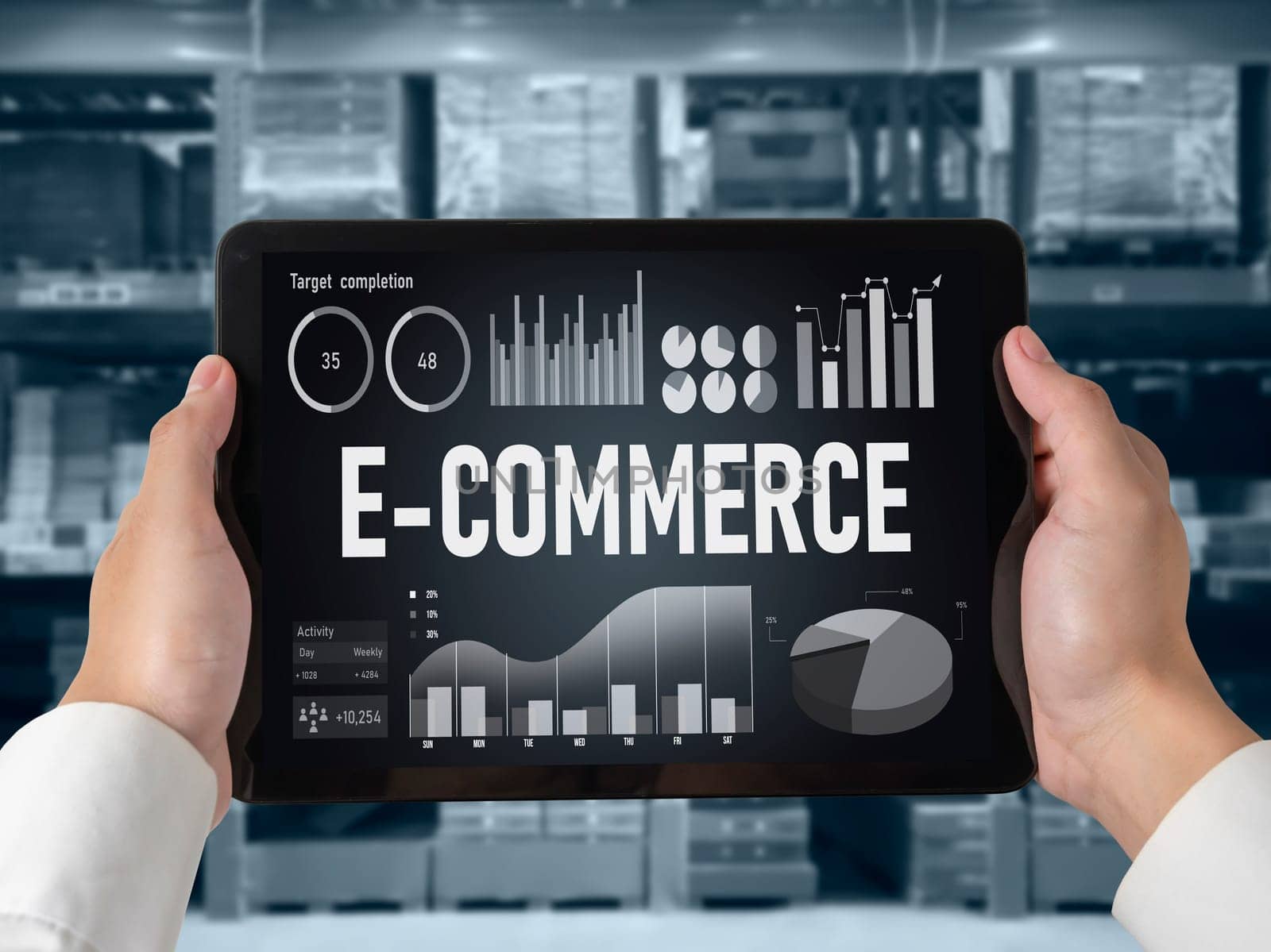 E-commerce data software provide modish dashboard for sale analysis by biancoblue