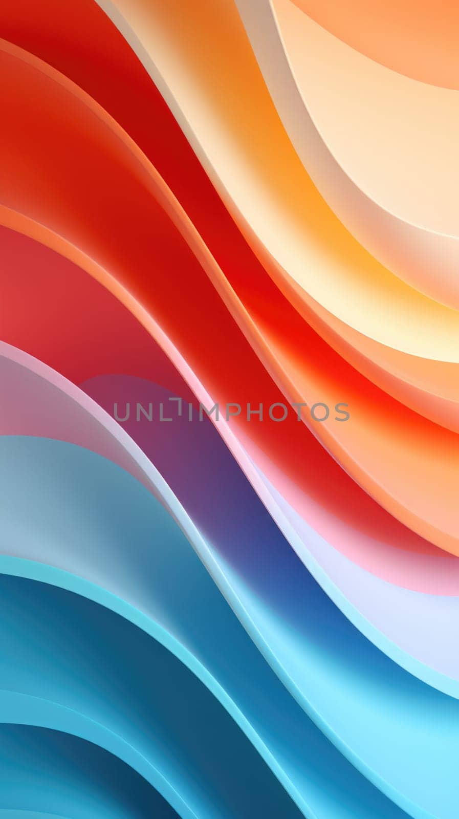 colorful digital wave gradient color background, ai by rachellaiyl