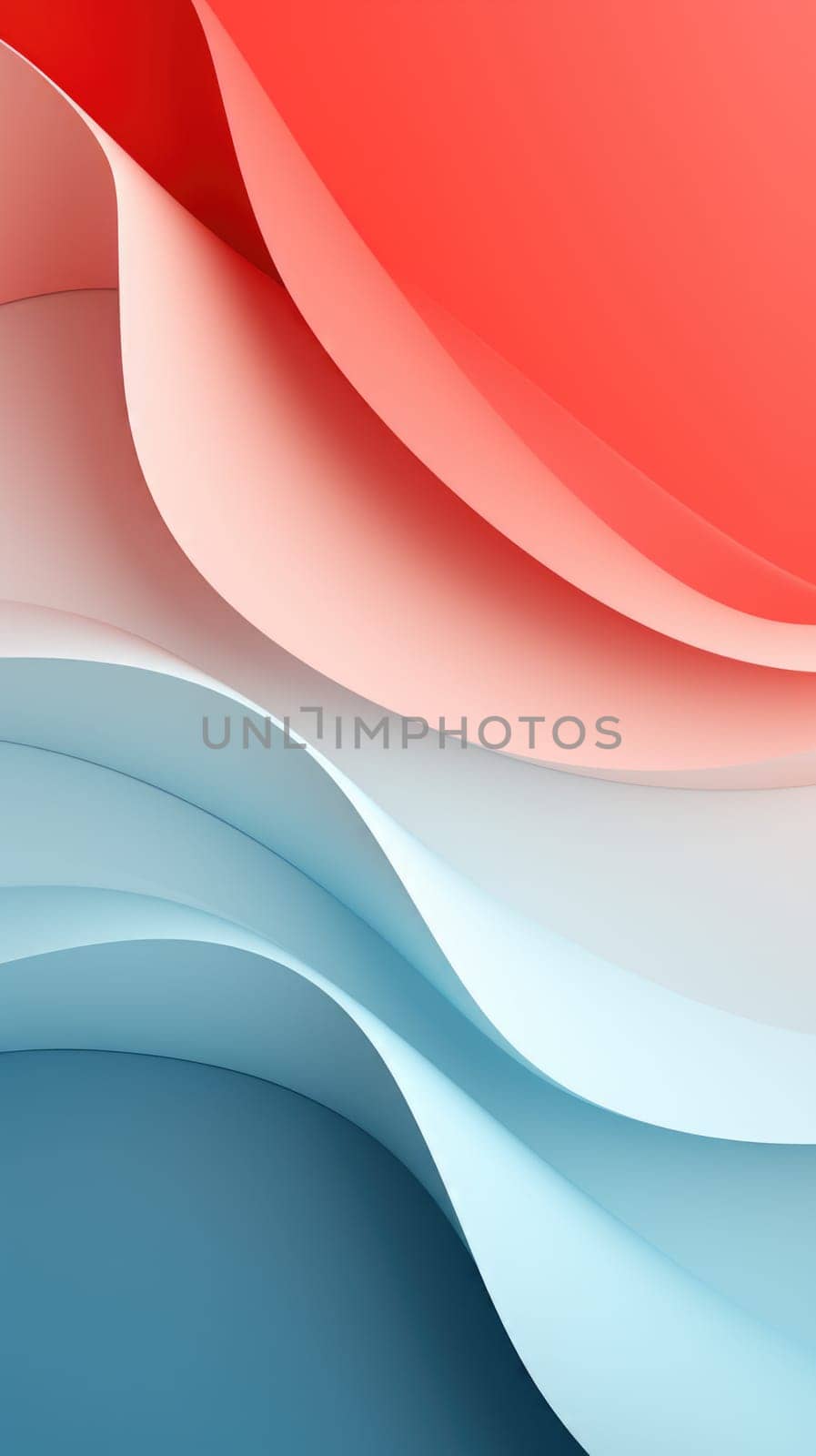 colorful digital wave gradient color background, ai