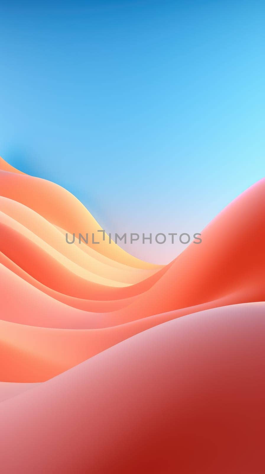 colorful digital wave gradient color background, ai by rachellaiyl