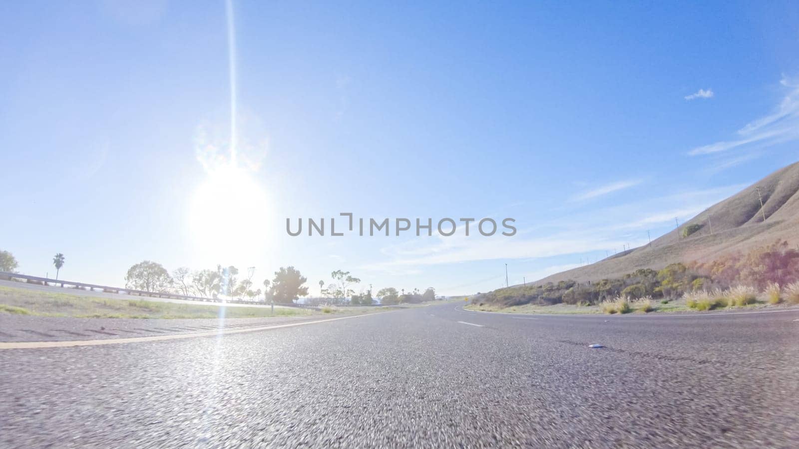 Daytime Journey on HWY 101 Near California Coast by arinahabich