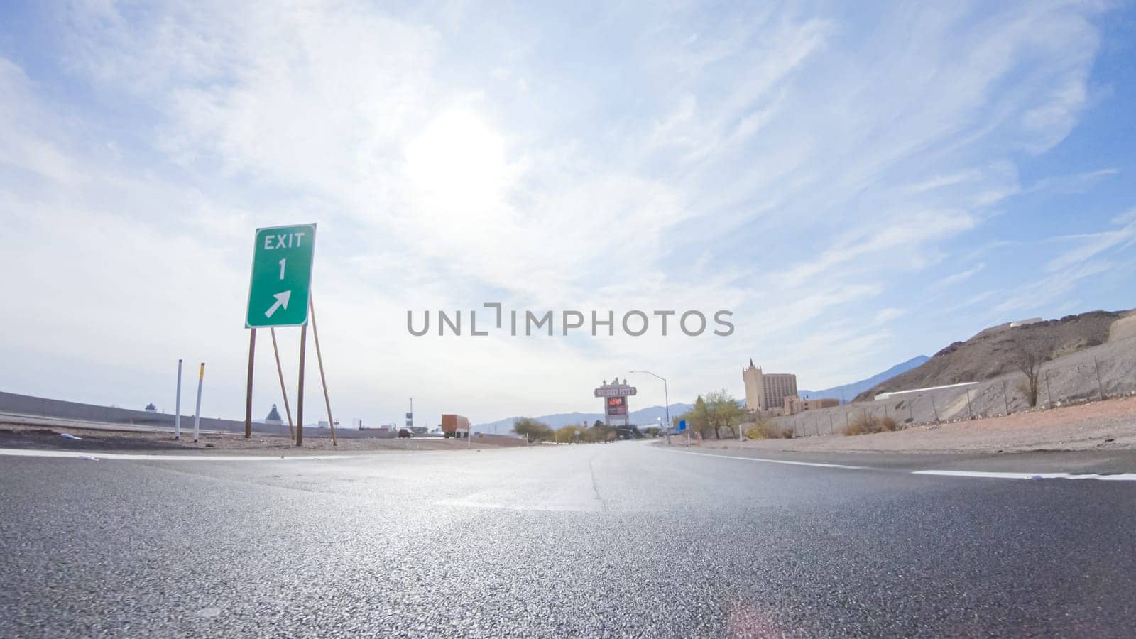 Daytime Drive: Primm Streets near Vibrant Casinos by arinahabich