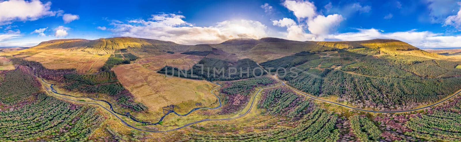 The Gleniff Horseshoe in County Leitrim - Ireland.