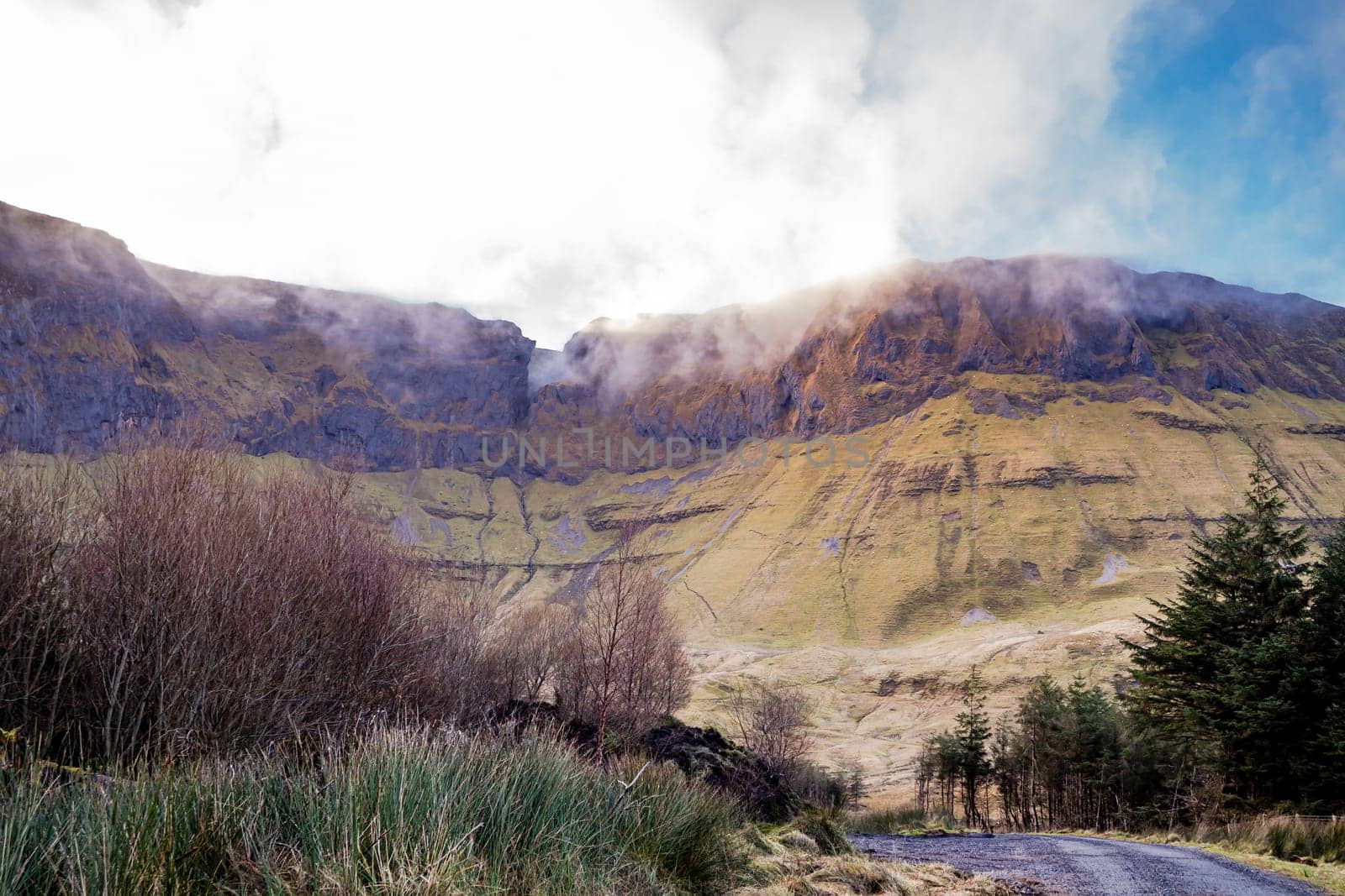 The Gleniff Horseshoe in County Leitrim - Ireland.