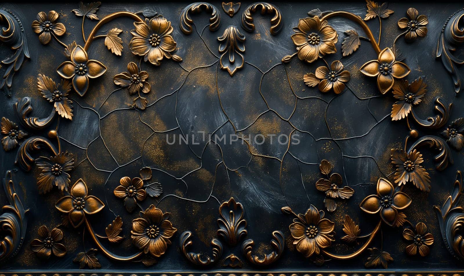 Abstract texture background in bronze color. Selective soft focus.