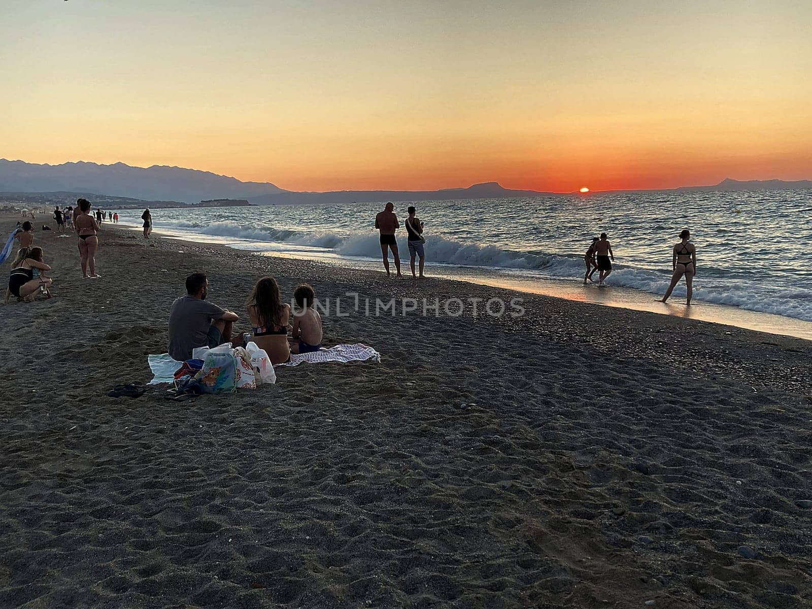 Creta, Greece. Creta sea beach is well known for its clear water beaches and excellent relaxing and is fast becoming a popular destination for international tourists. by Costin