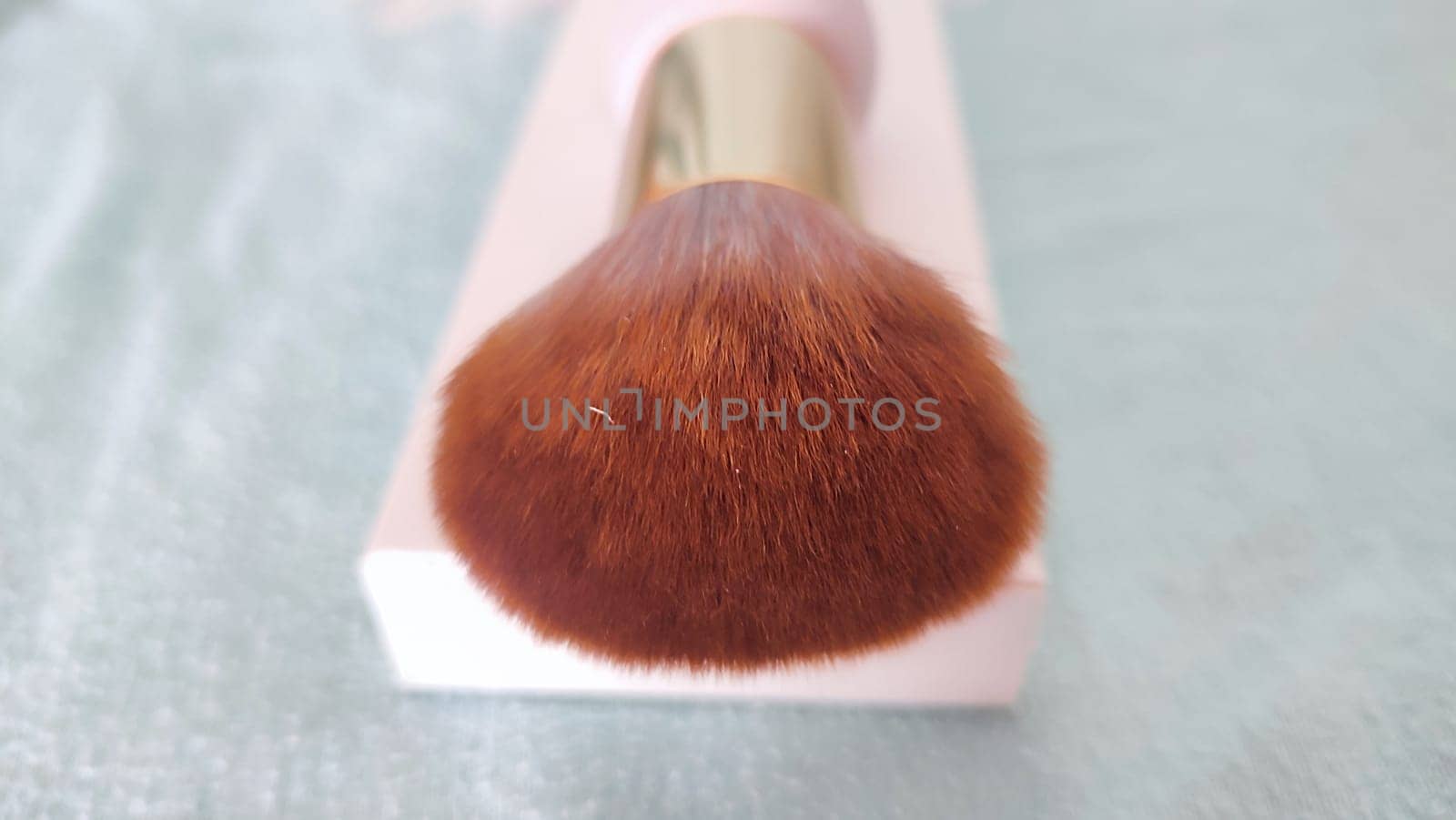 makeup brush, women's cosmetics object for sale. High quality photo